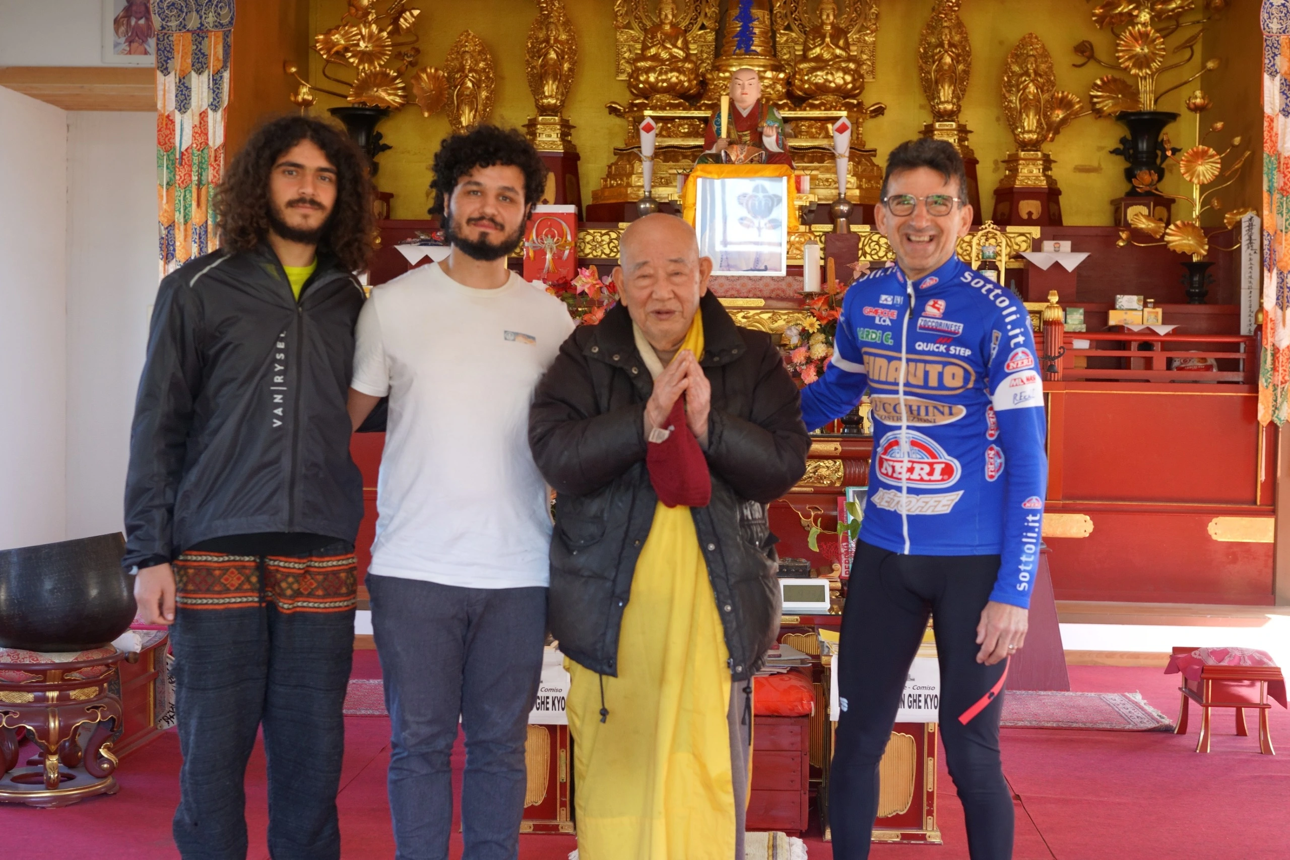 Incontro con un monaco